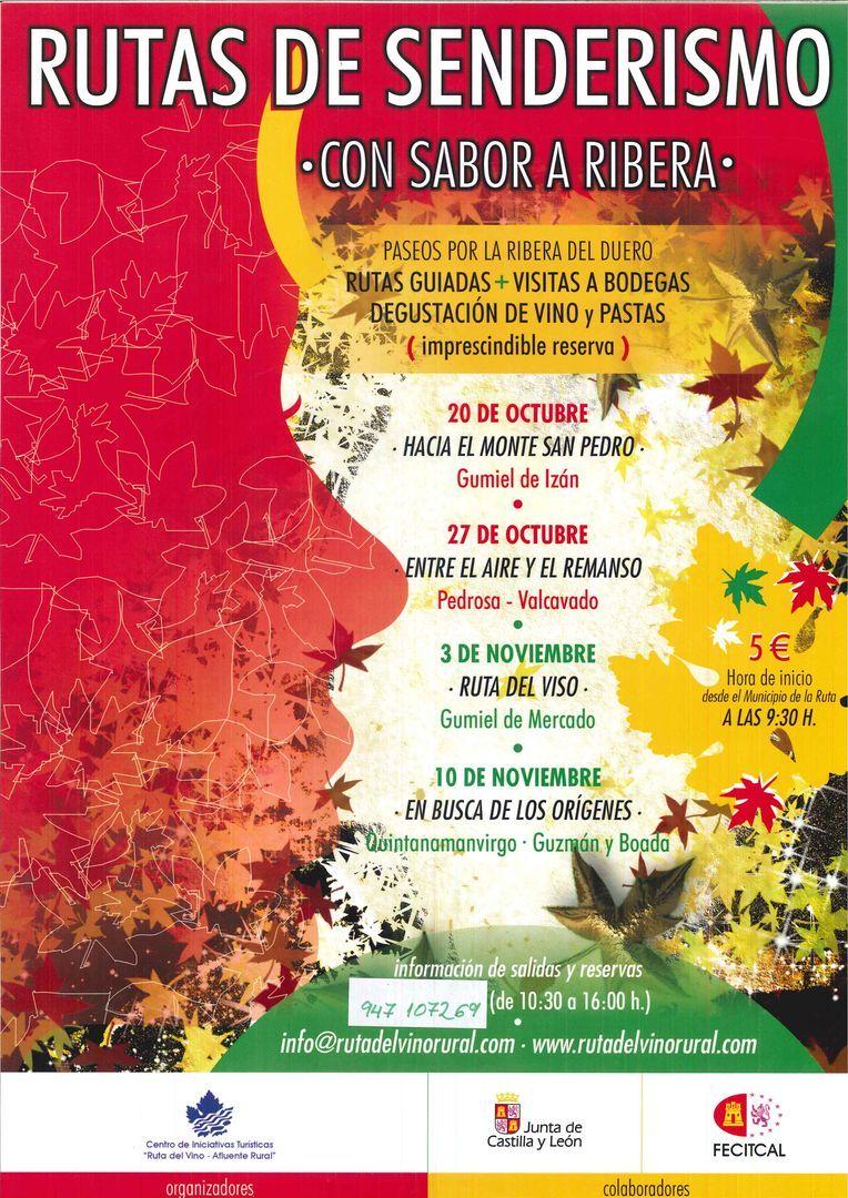 Ruta senderismo con sabor a Ribera. Gumiel de Izán 20 de Octubre hacia el Monte de San Pedro